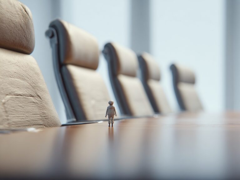 toy on a conference room table