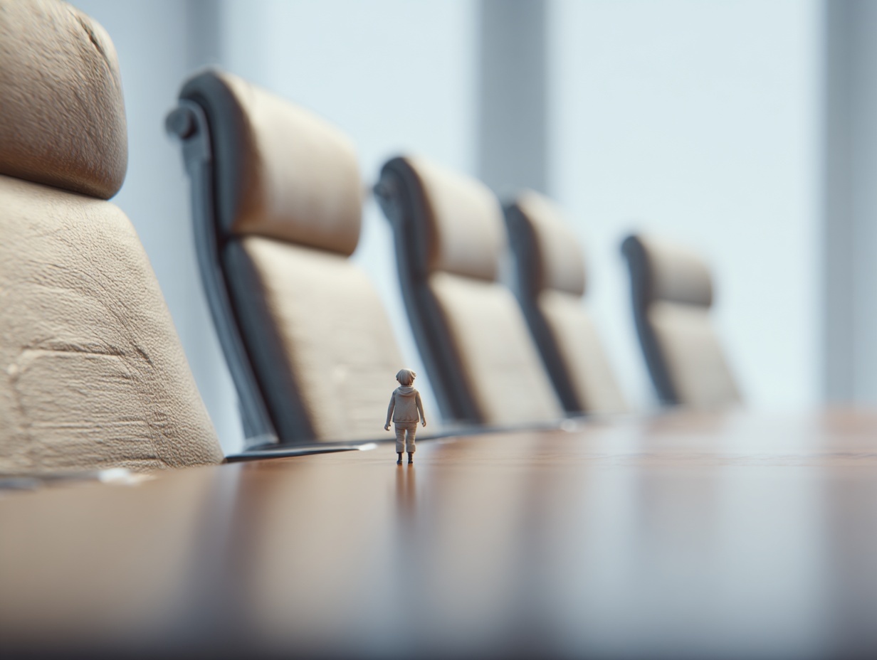 toy on a conference room table